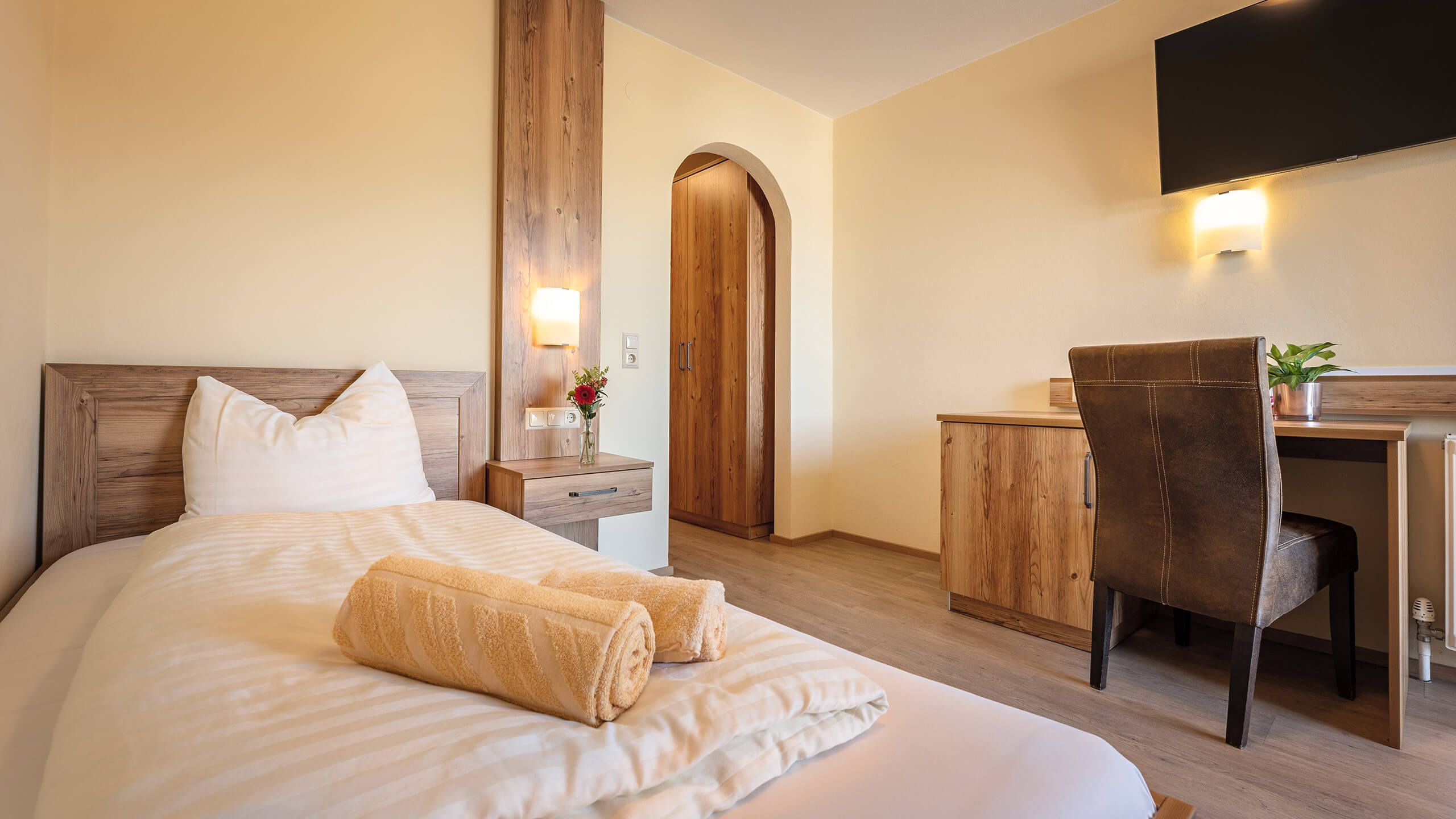 Einzelzimmer im Hotel Allerberger