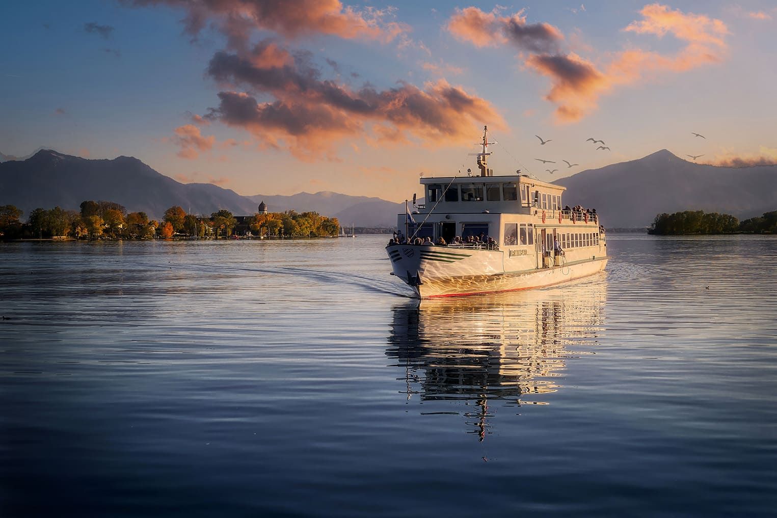 Chiemsee mit Fraueninsel